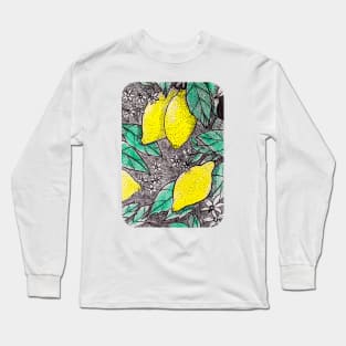 Lemons on a tree Long Sleeve T-Shirt